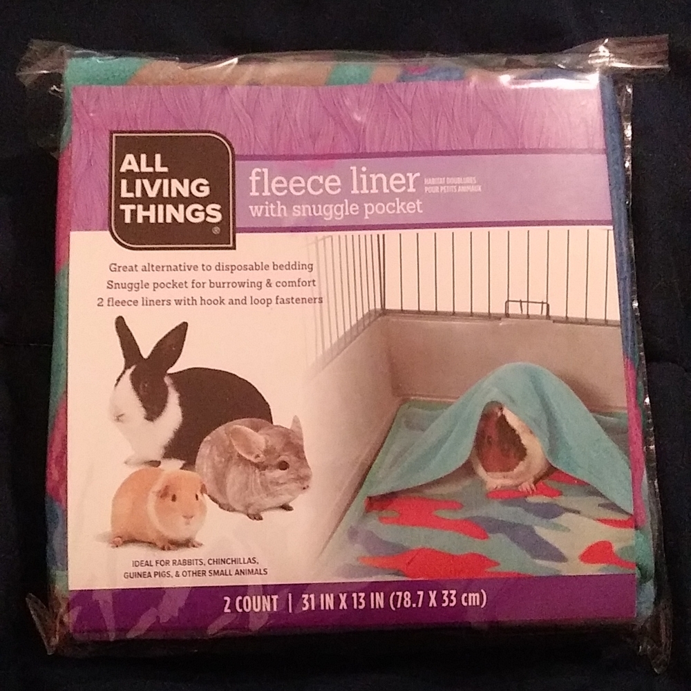 All Living Things 2 Pack Fleece Liner w/ Snuggle Pocket NWT